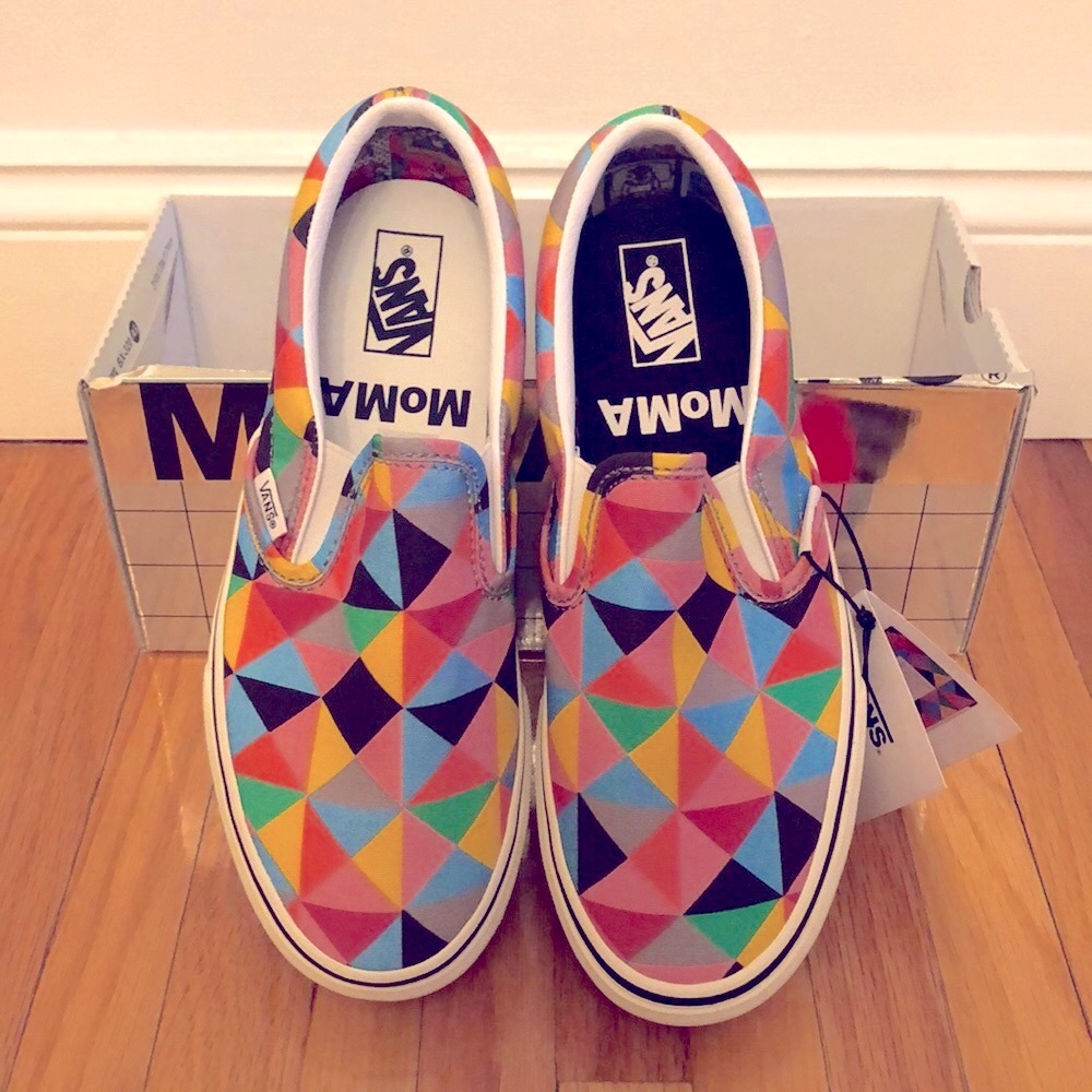 Vans x MoMa Slip on Faith Ringgold Women 7.5/Men 6